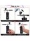 Airbrush Kit with Compressor, 48PSI High Pressure Non-Clogging Air Brush Set
